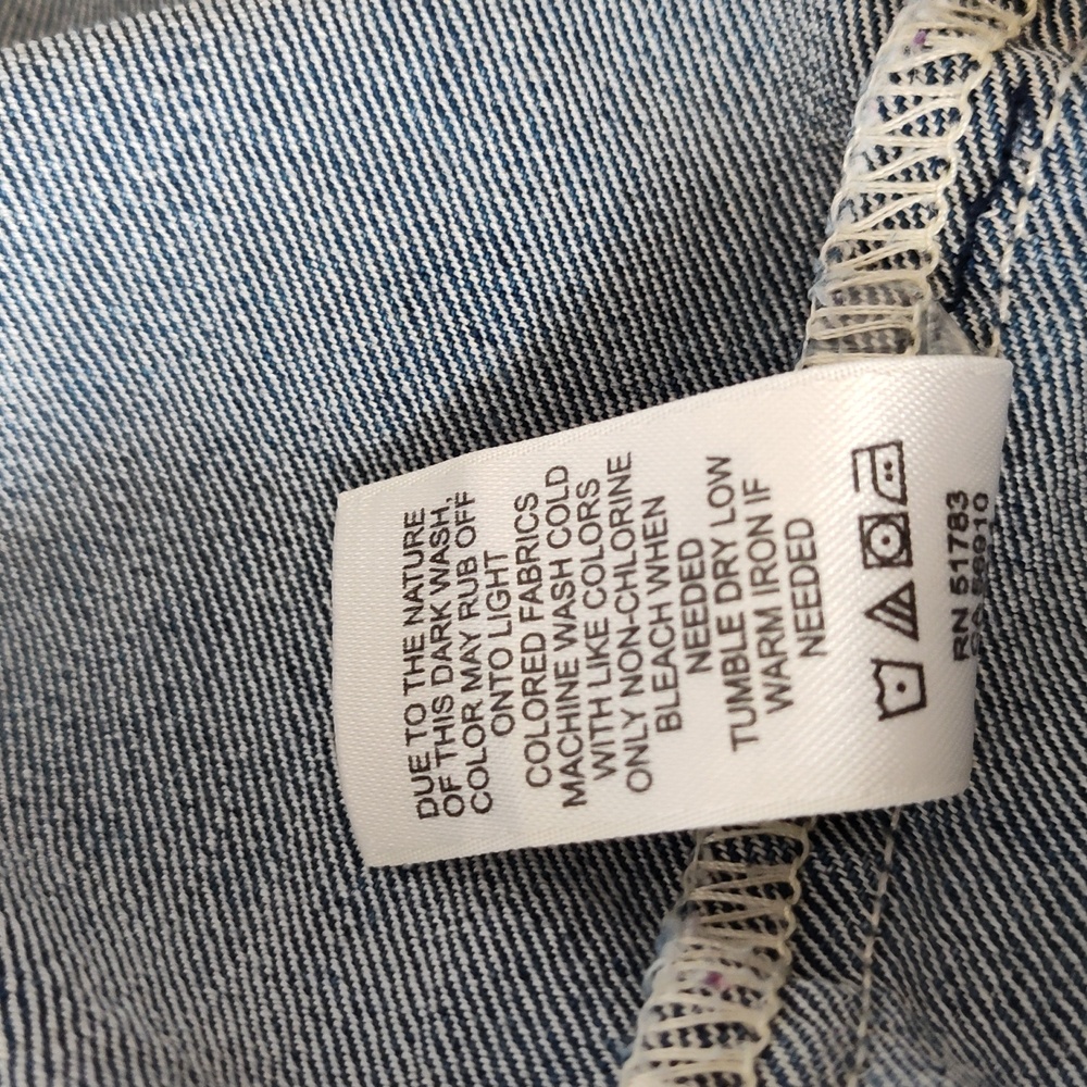 Sleeveless Denim Vest Maurice's Plus Size 2X - Picture 4 of 4